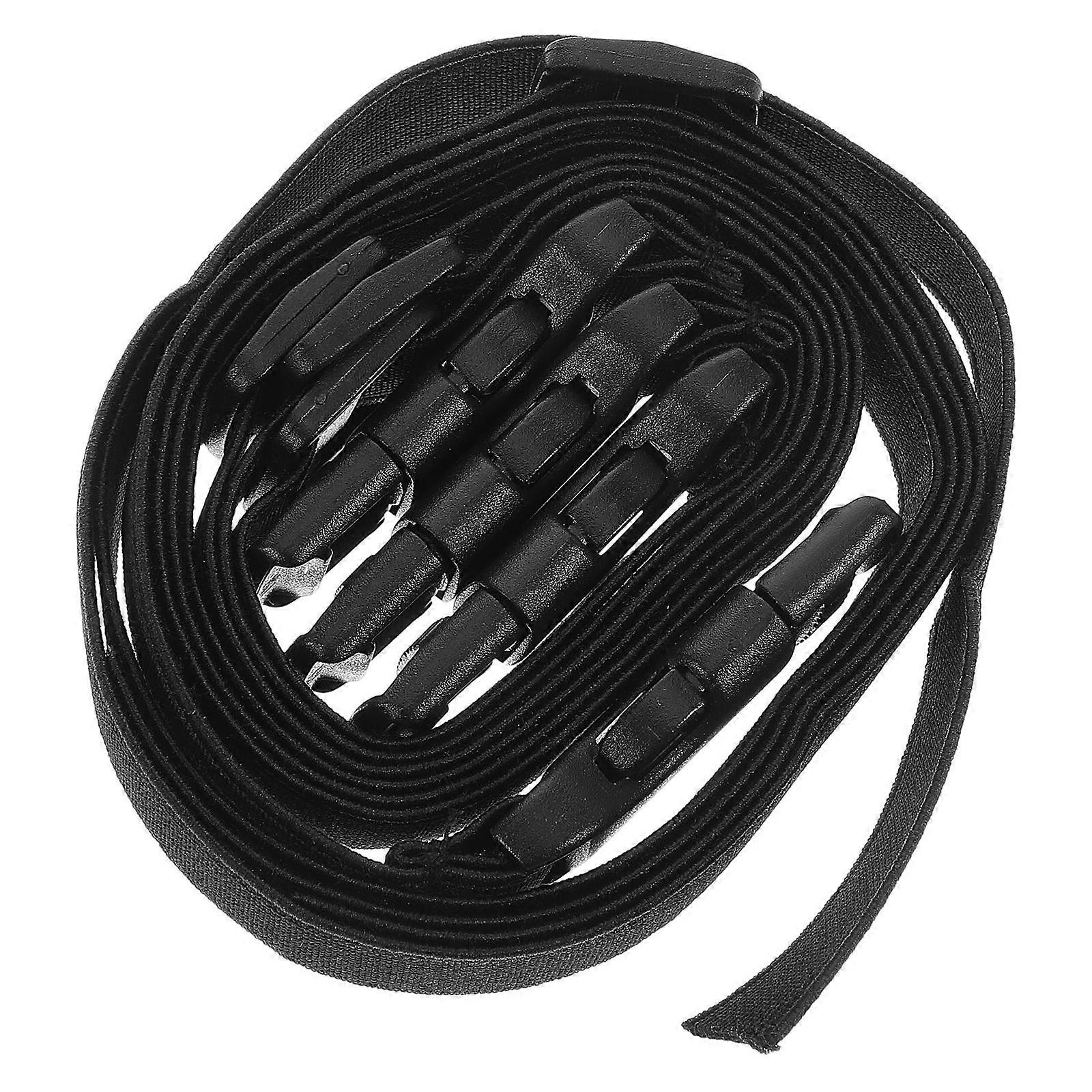 4pcs Adjustable Luggage Strap with Buckle   Multi Use Travel Connector Straps for Suitcases, Backpacks, and Tents, Durable Space Saving Design for