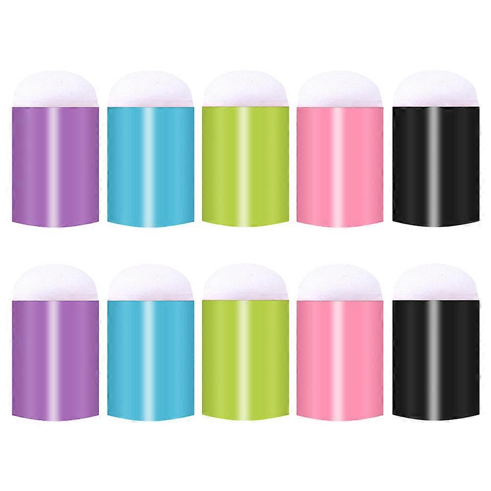 Pen With Stylus Tip Manicure Pen Replacing Head Nail Art Design Assorted Color Soft And Comfortable Professional Salon 10Pcs