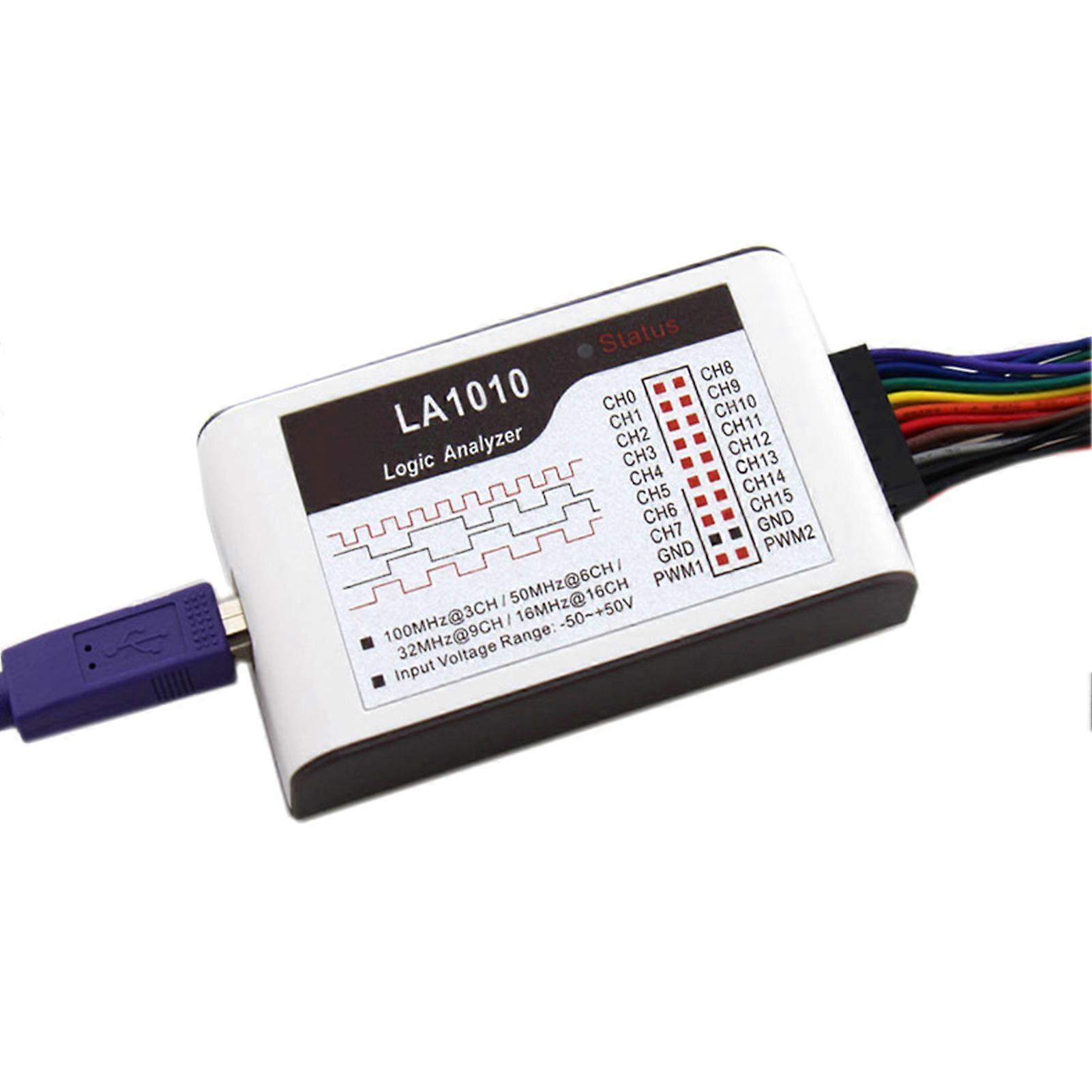 Logic Analyzer 16 Channel 100MHz Sampling Rate USB Based Logic Analyzer