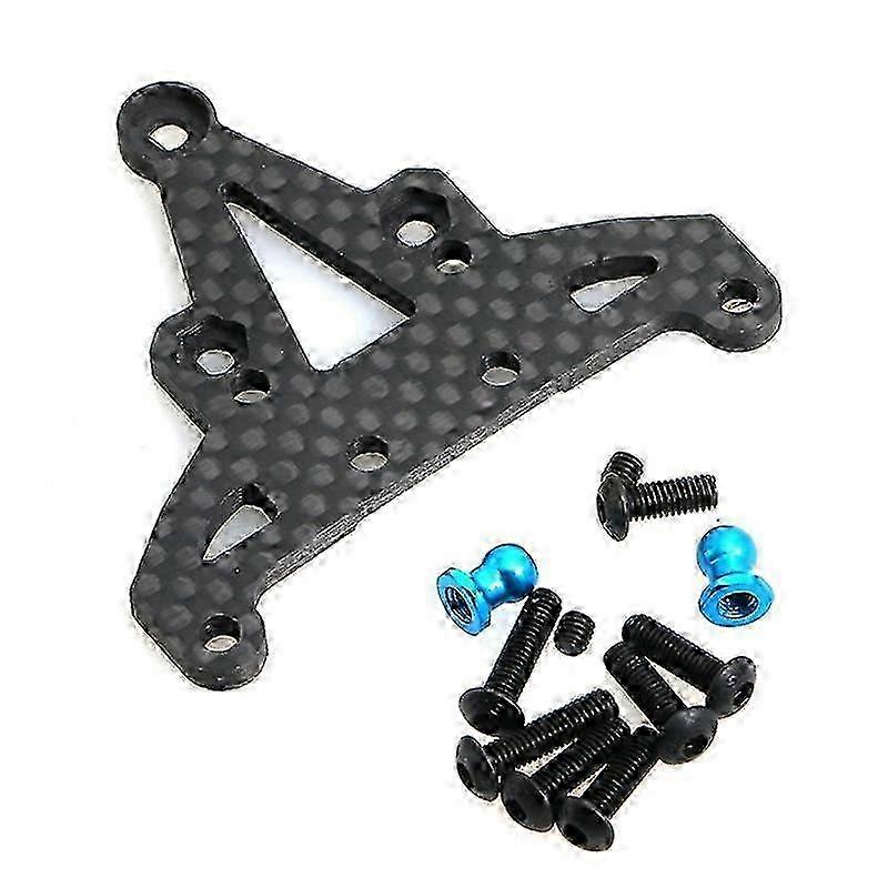 1/10 Remote Control Model Car Front Wave Box Fixing Seat for XV01 - Carbon Fiber Upgrade Part LY28