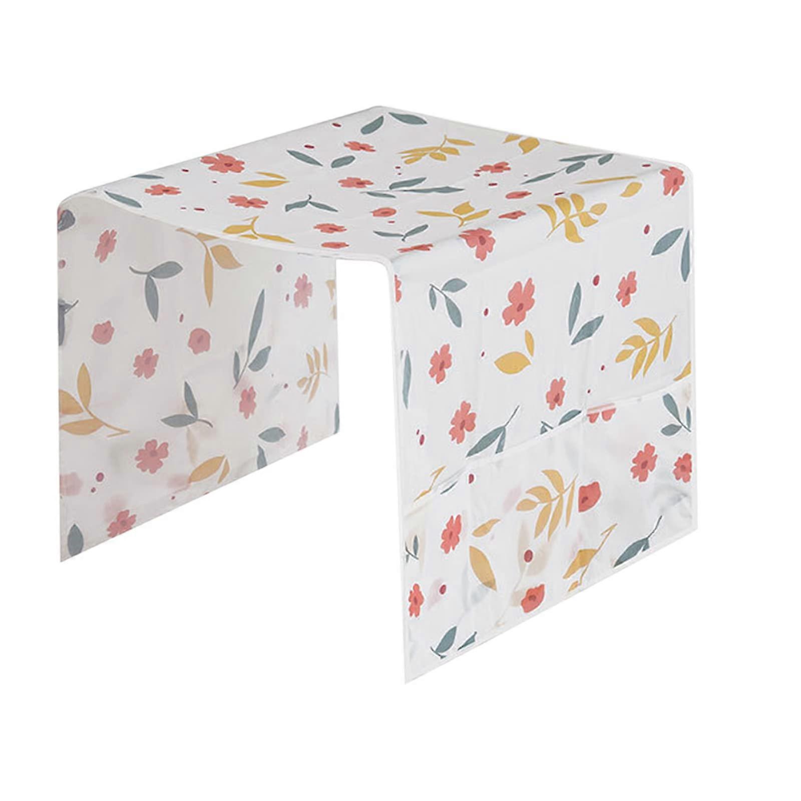 Dustproof cover for fridge, 130 x 53 cm, with storage pockets