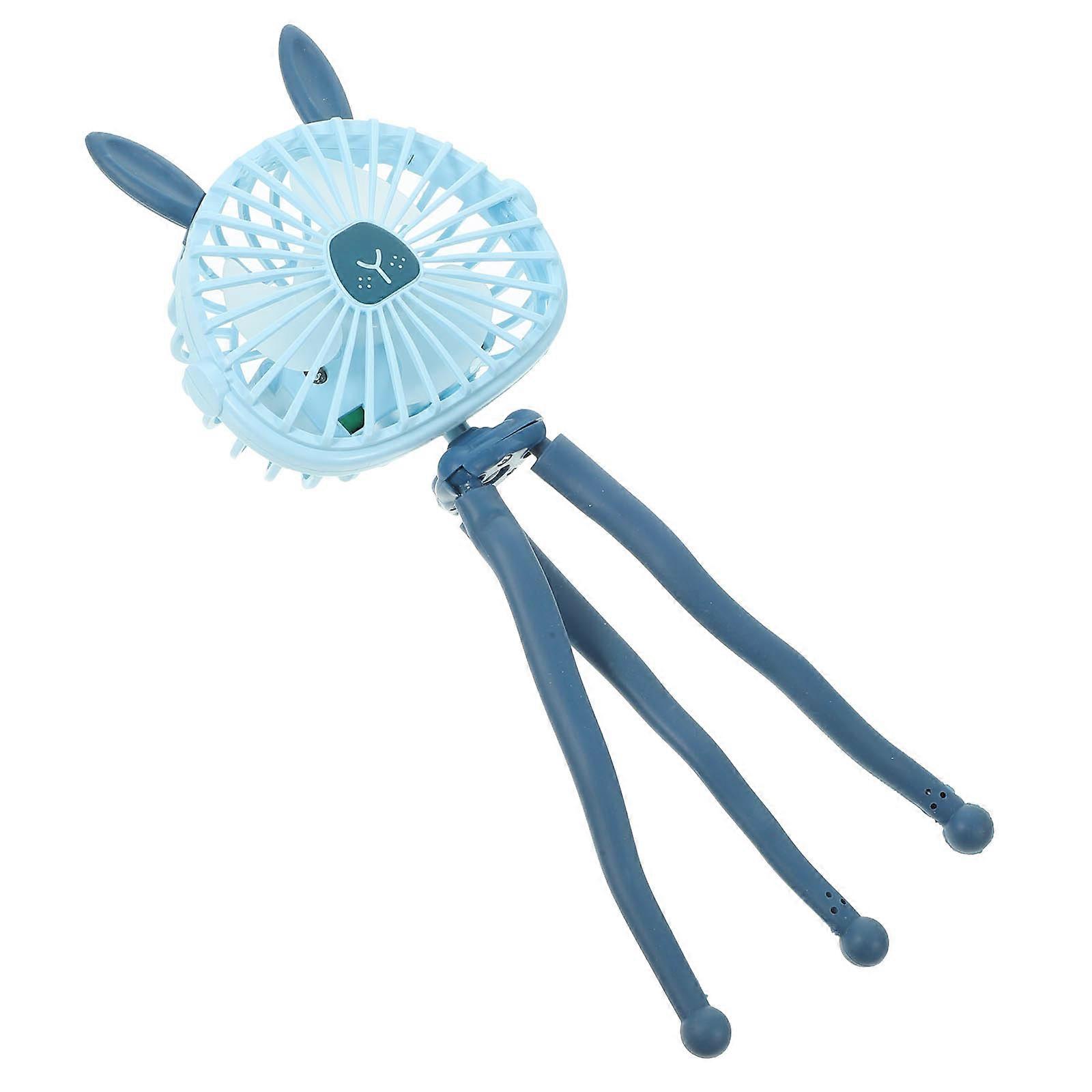 Rechargeable Stroller Fan with Clip for Travel, Office, Camping – Compact Octopus Design for Easy Carrying and Cooling – Random Color