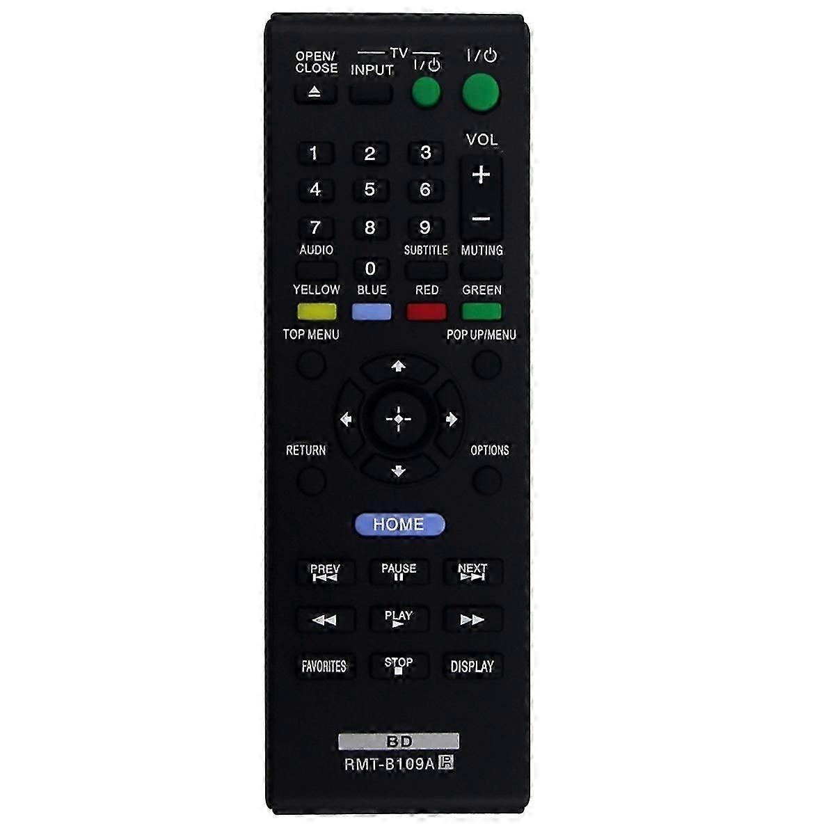 Remote Control RMT-B109A Replace for Sony DVD Player
