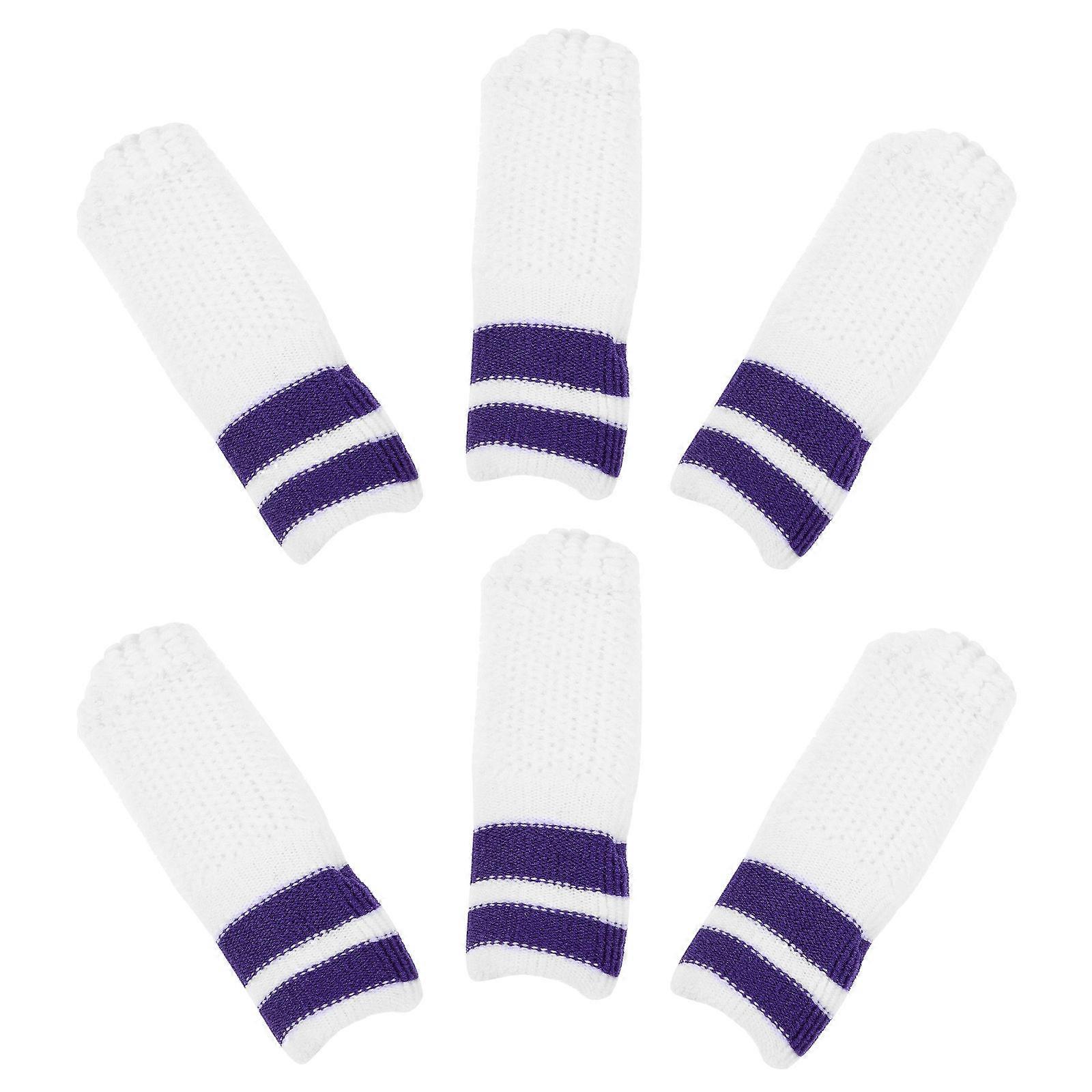 Dog Finger Toothbrush 6Pcs Multi Nylon for Effortless Use and Teeth Clean