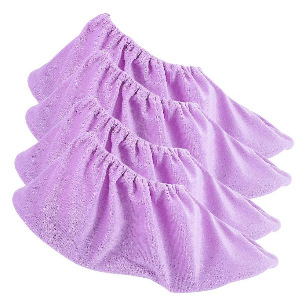 Chaussures de bowling couvre-chaussures femmes accessoire de sport violet design compact facile à porter 2Pcs