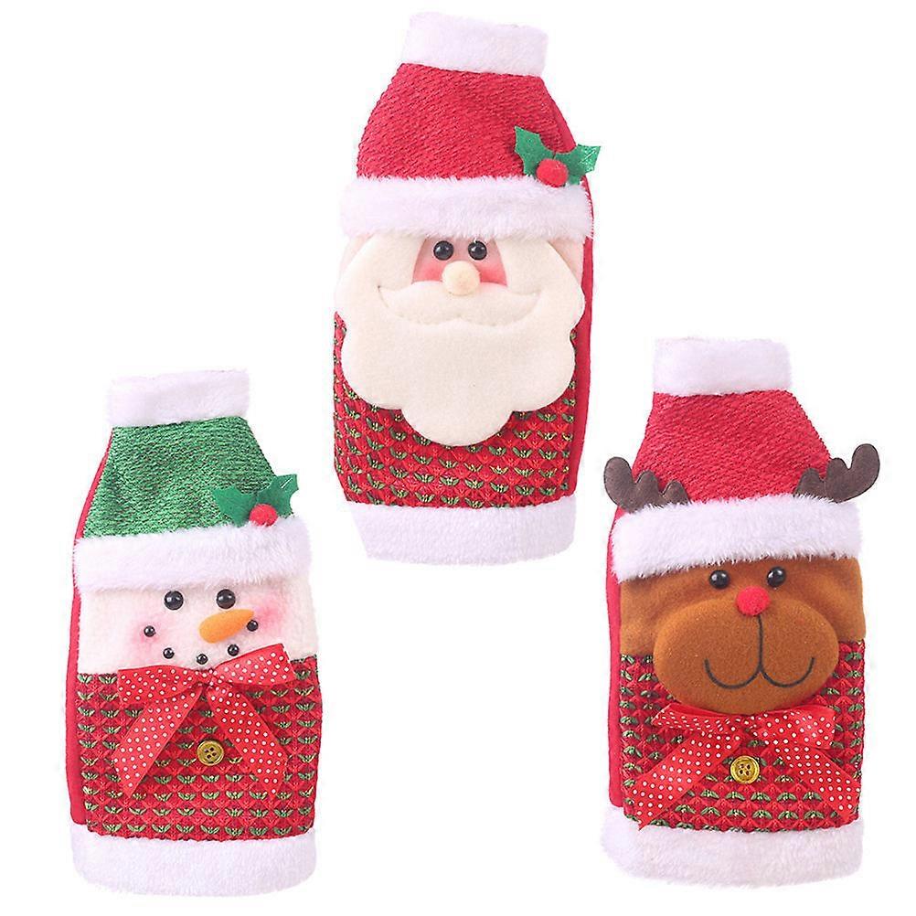 Cover Decoration Assorted Color Bag Shape Button Design For Family And Friends Festive Atmosphere 3Pcs