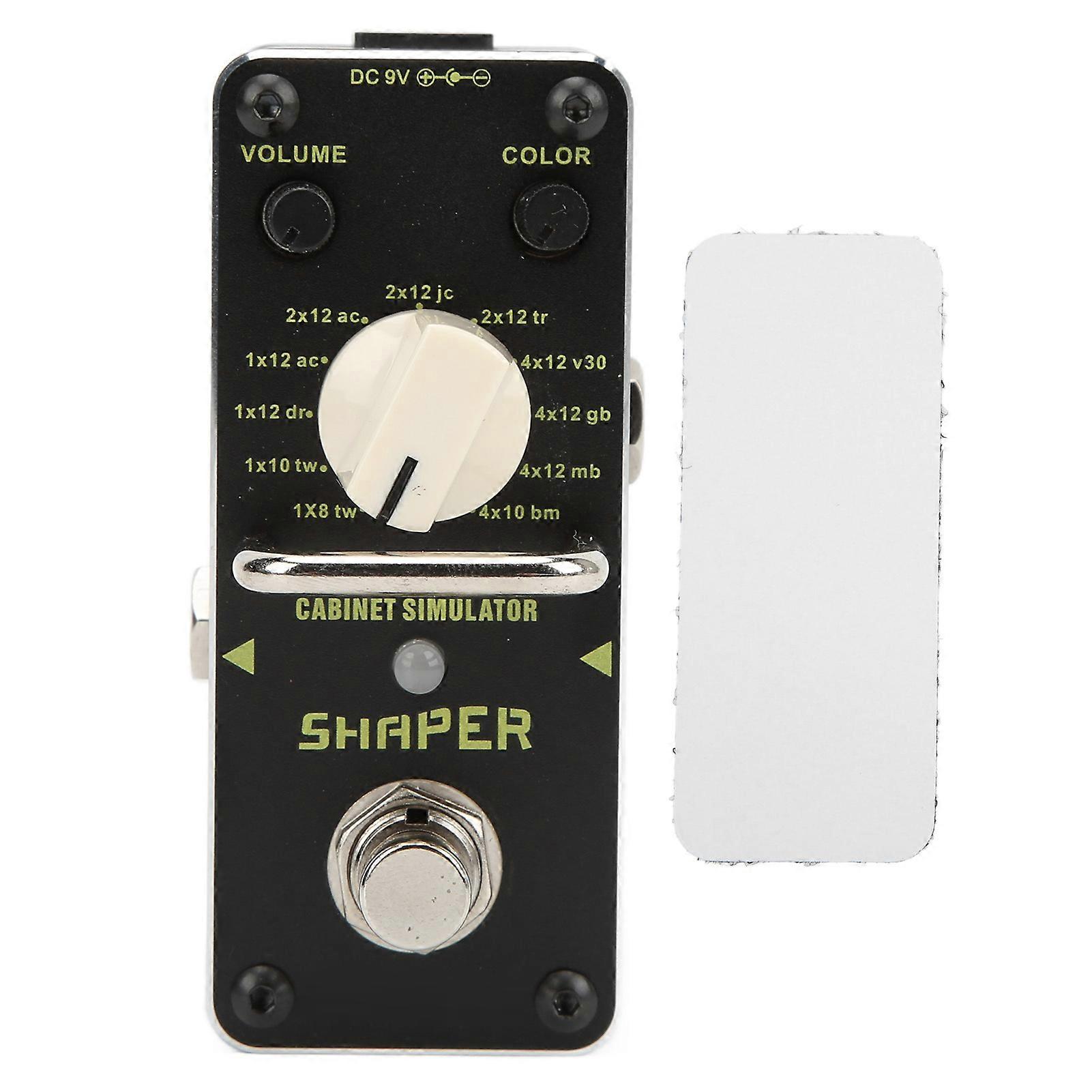 Guitar Effect Pedal Shaper Analog Cabinet Simulator Mini Single True Bypass Accessory