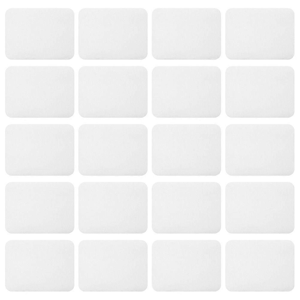 20pcs Rectangular Clothes Patches DIY Clothes Stickers Clothes Patches