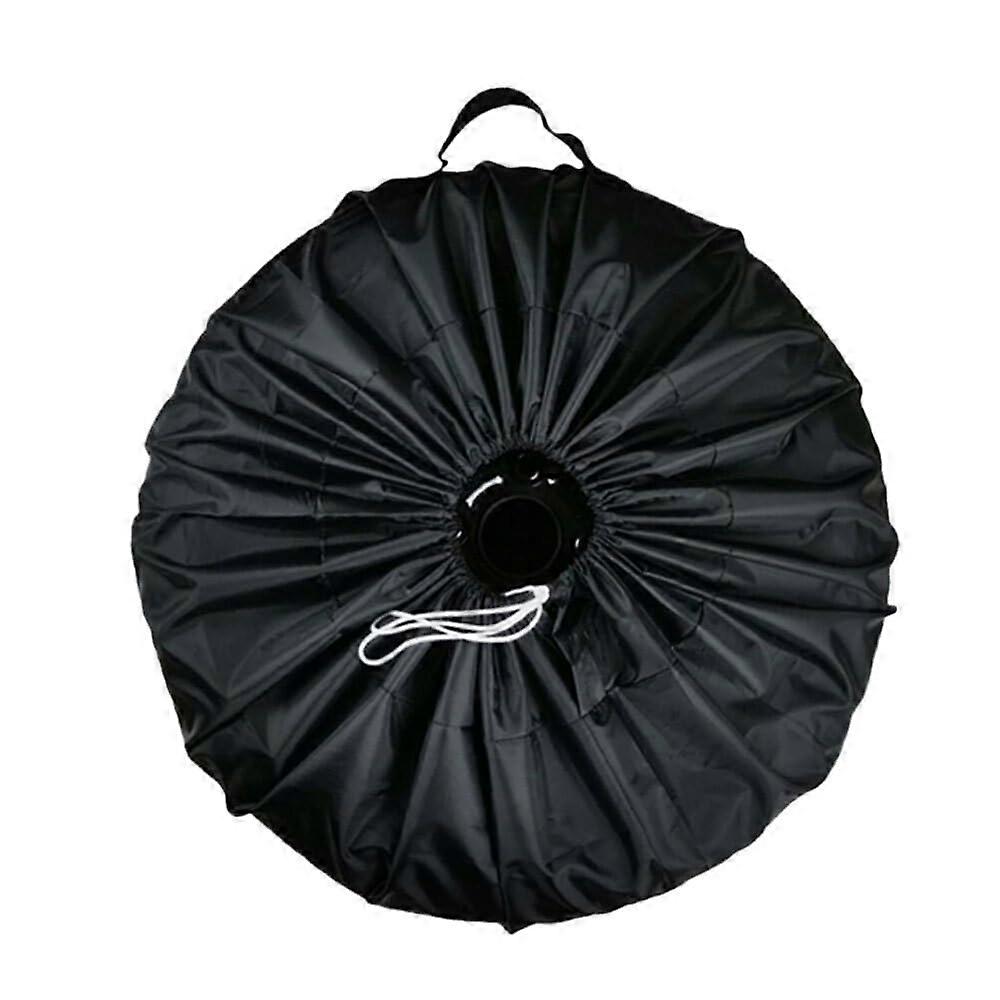 Tyre Cover, Storage Bag, Polyester, Wheel Protection, Black L Size