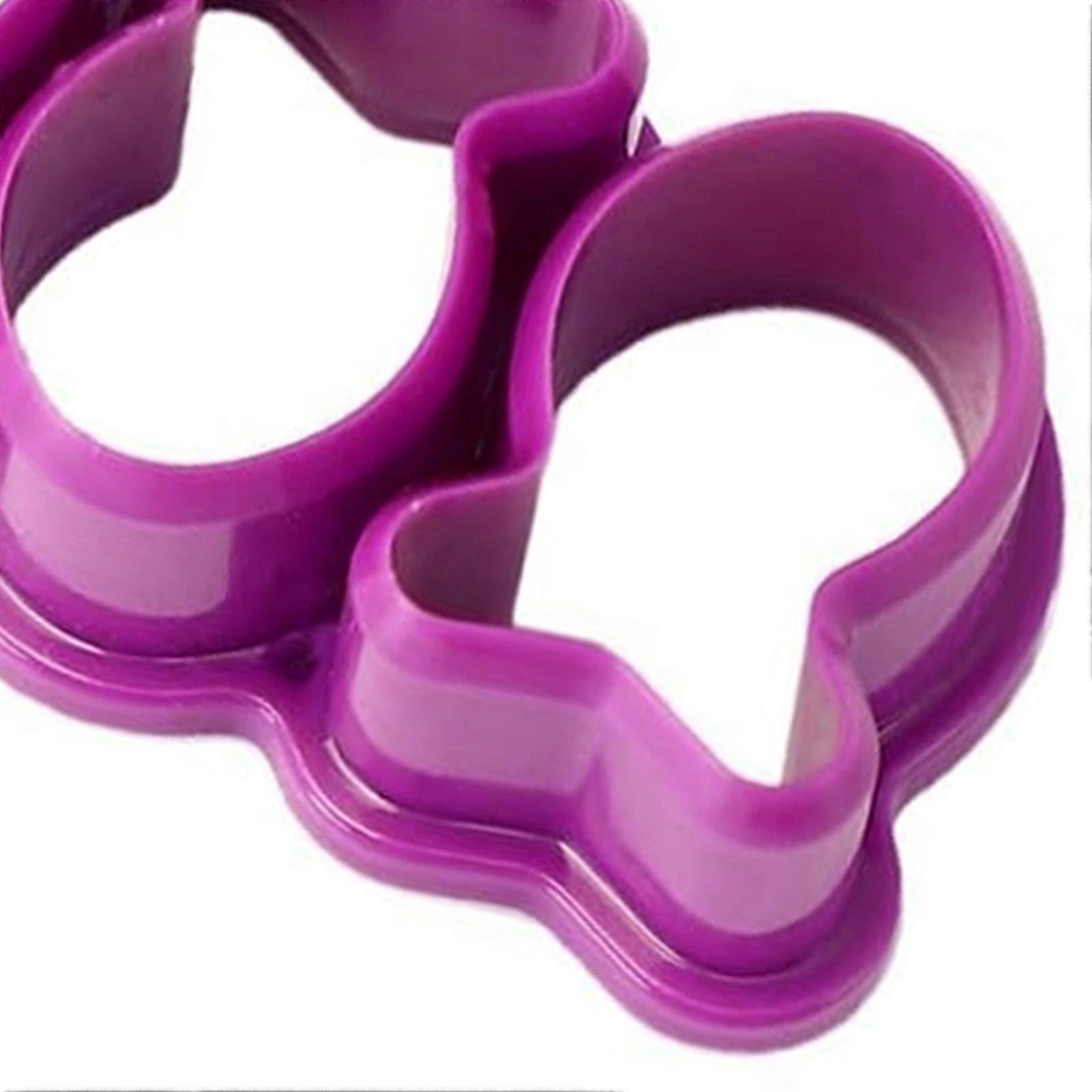 Goldfish Cracker Cutter Mini Plastic Reusable for Baking Cookie Tiny Fish Shaped Purple