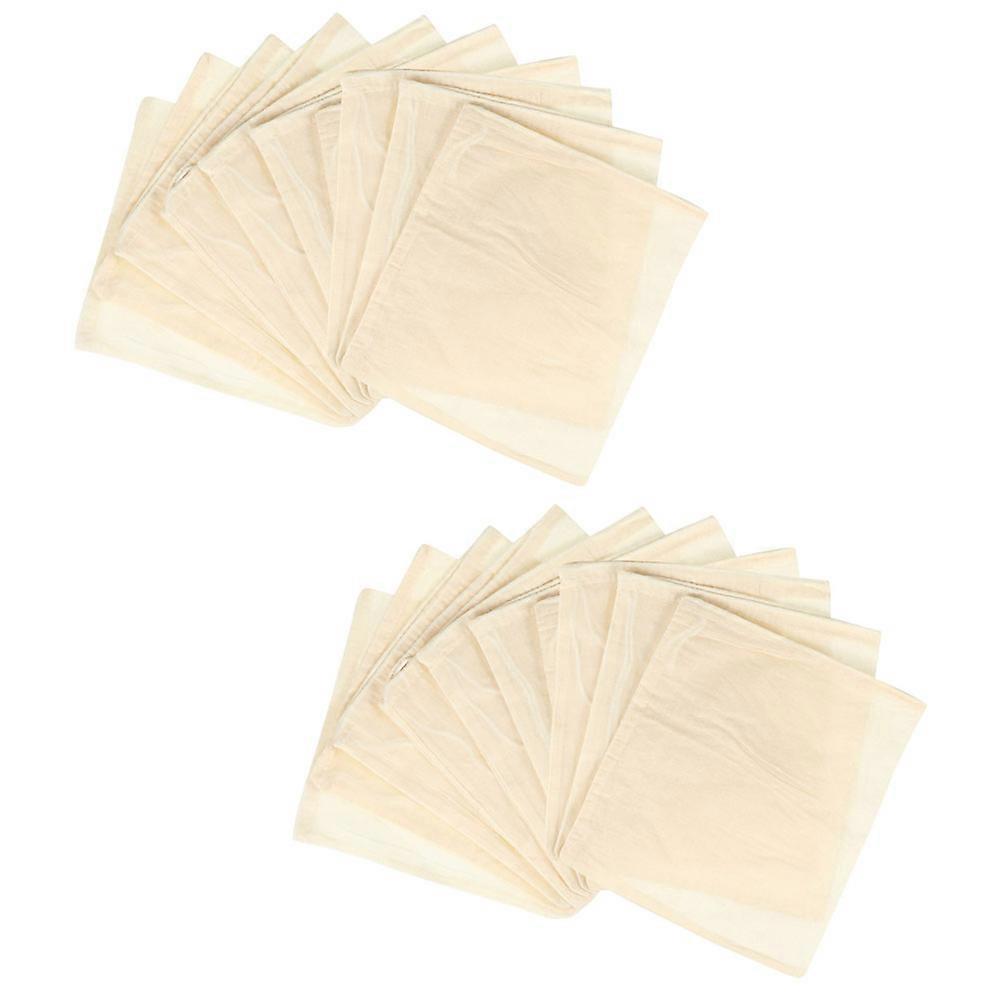 20Pcs Drawstring Tea Filter Bags Loose Tea Infuser Bags Practical Tea Bags Set
