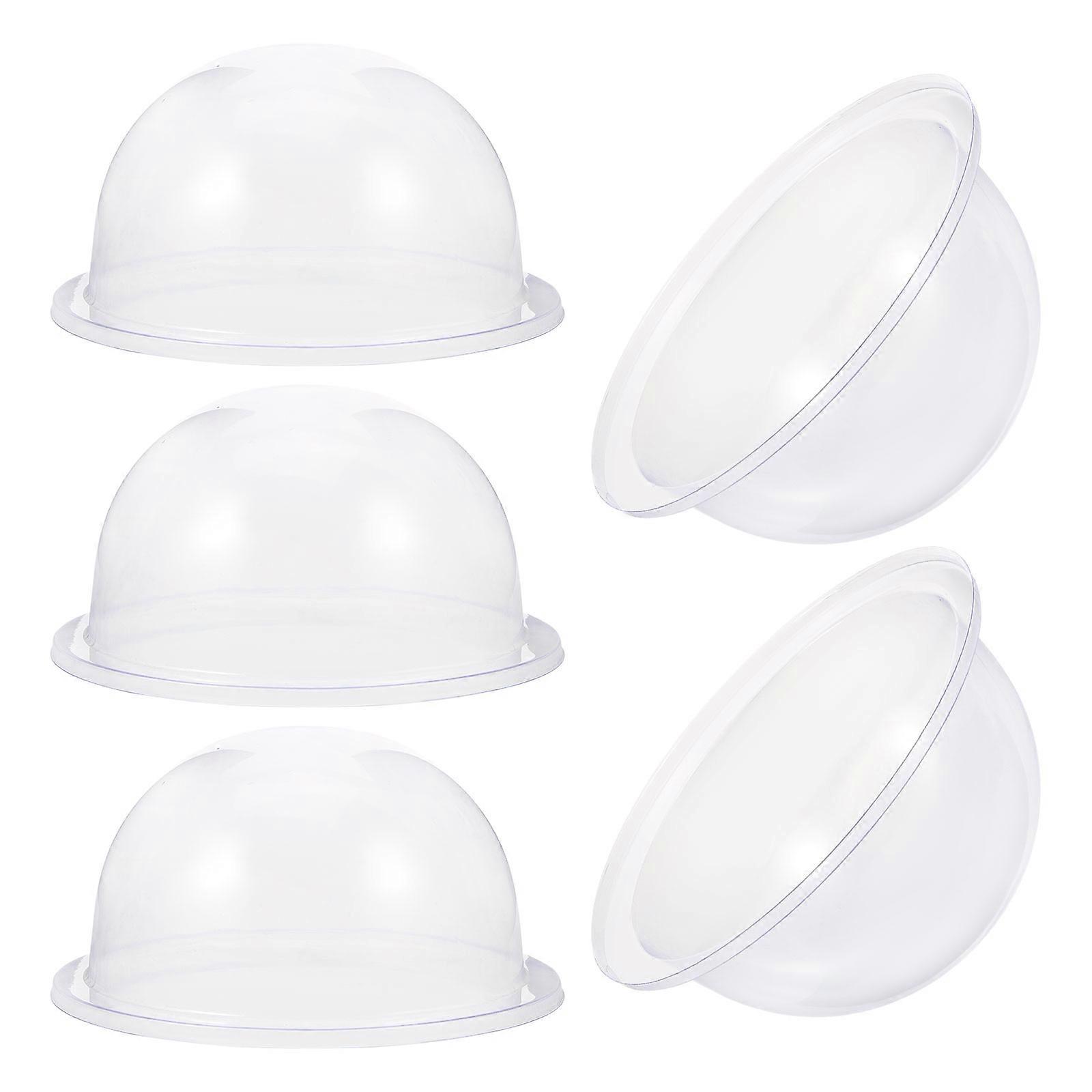 Clear Food Cover for Cake Dome with Protective Lid Ideal for Outdoor Use and Drone 5Pcs
