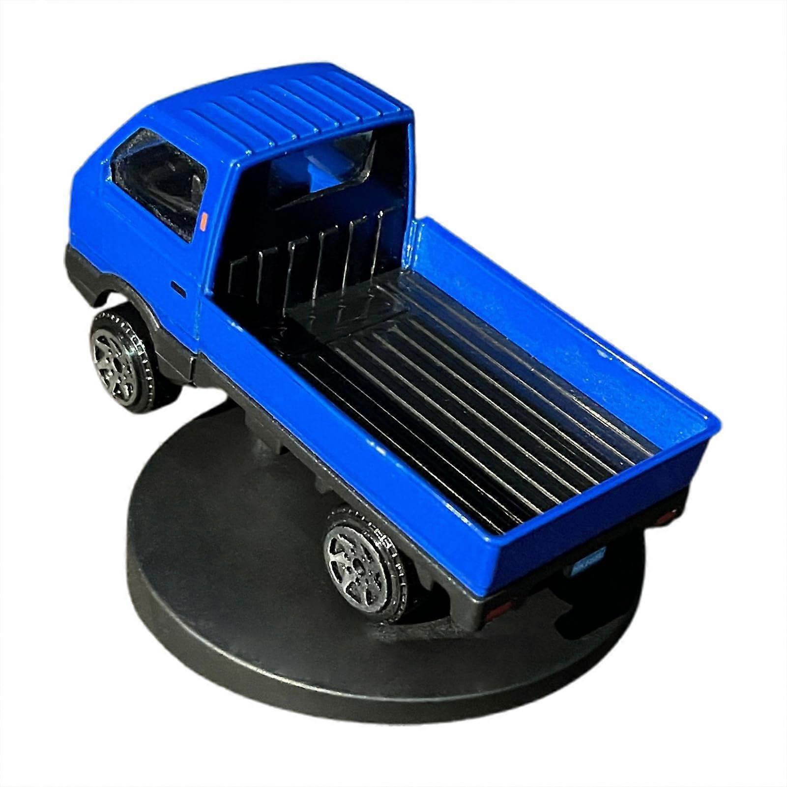 Model Truck Ornament - Miniature Blue Car Dashboard Decoration, Collectible Display for Center Console, Desktop, and Shelves