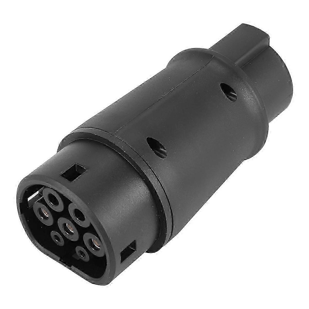 EVSE EV Adaptor 32A J1772 Type 1 to Type 2 Plug EV Adapter, Electric Vehicle Charger Charging Conne Edition 0724