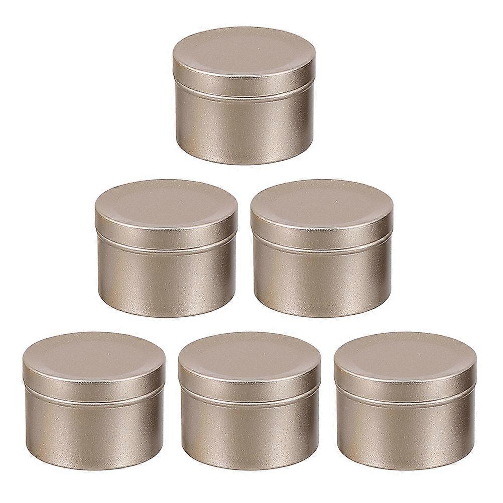 Aluminum Alloy Empty Jars Mini Jars With Lids Storage Of Small Birthdays Party Gifts 6Pcs