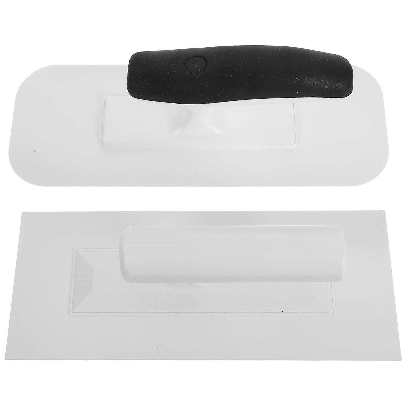 2Pcs Wall Smoothing Trowel Artistic Plastering Tool For DIY Home Improvement Multi Color Flat Edge Design With Precision Craftsmanship