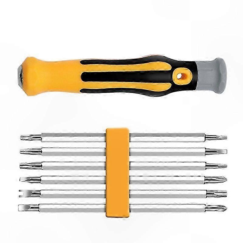 Multi-Function Screwdriver Kit with 12-in-1 Tool Heads for Various Applications