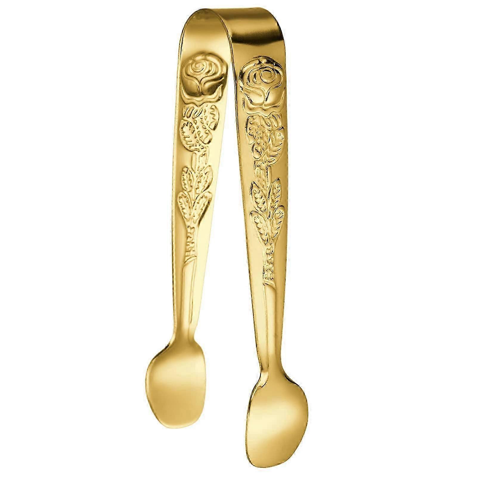 Stainless Steel Ice Cube Tongs - Multi-Purpose for Sugar, Bread & BBQ