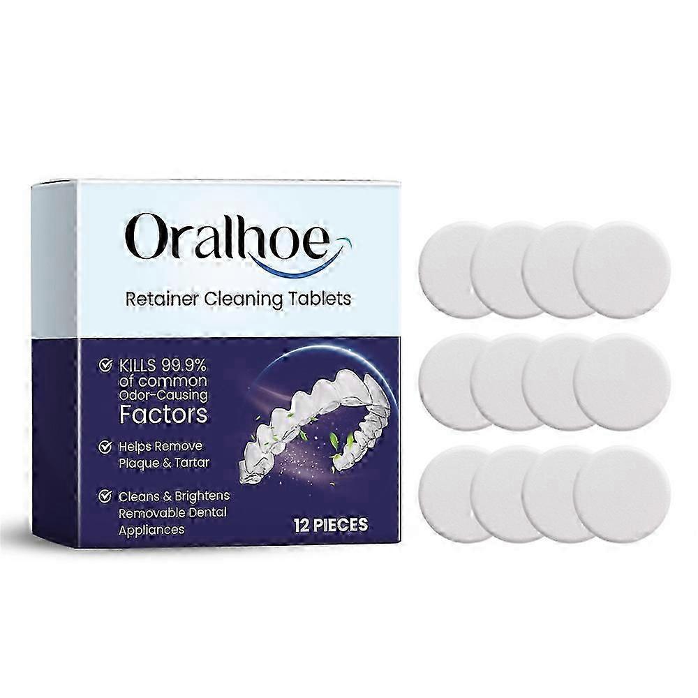 Nighttime Mouthguard Cleaning Effervescent Tablets Clean Tartar Stains And Whiten Dentures