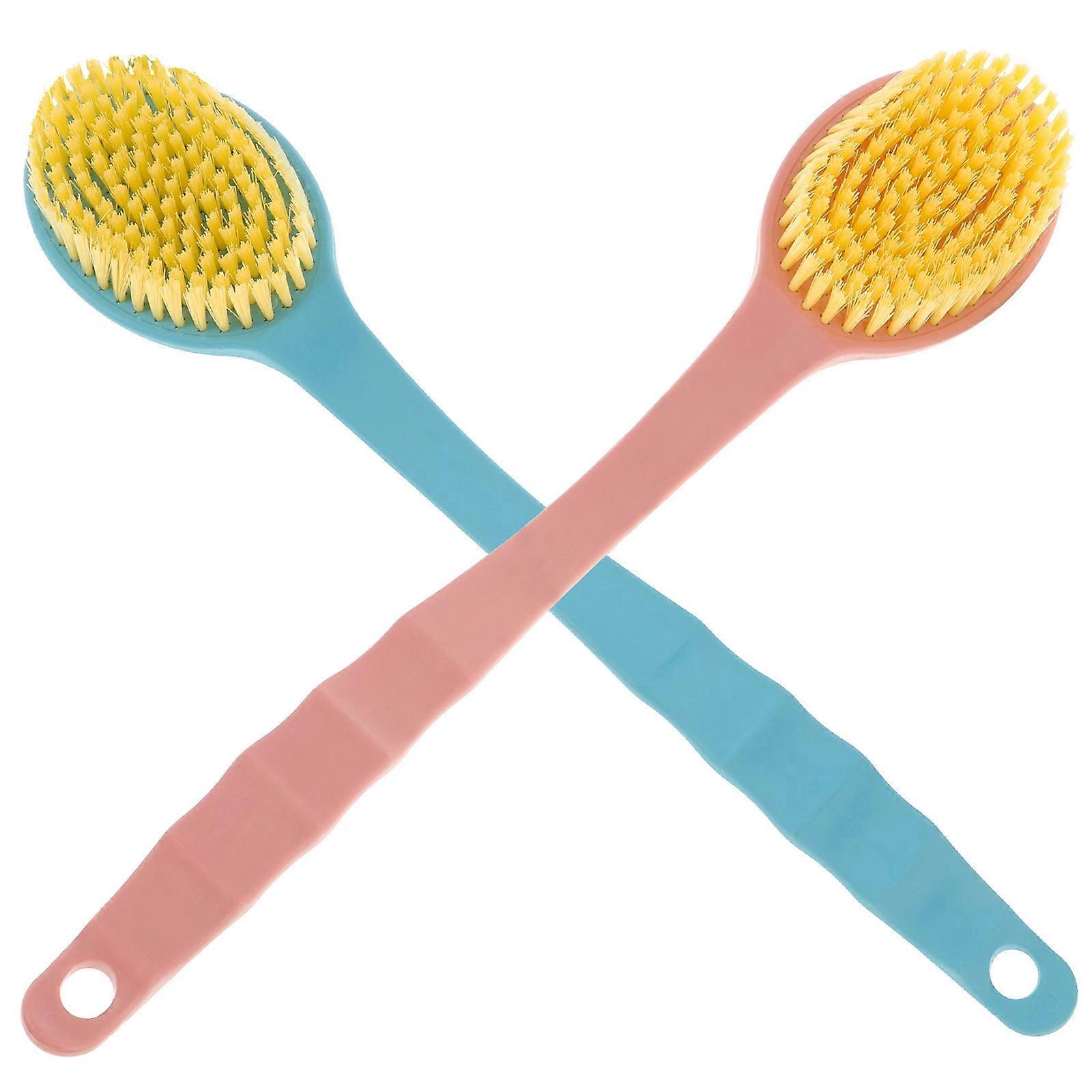 تقشير الظهر الغسيل للبالغين الاستحمام دش 35X6 سم تنقية الجسم المتين 2 قطعة