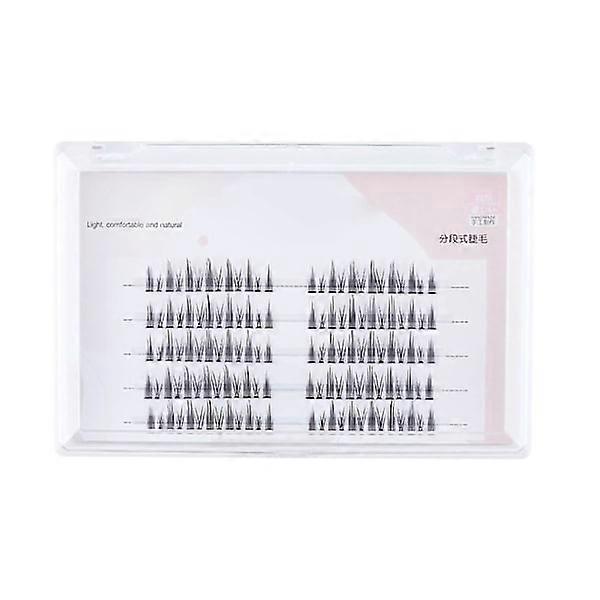 False Eyelashes Natural Look Segmented Fake Eyelashes for Birthday Party Date Wedding Segmented 5 Rows
