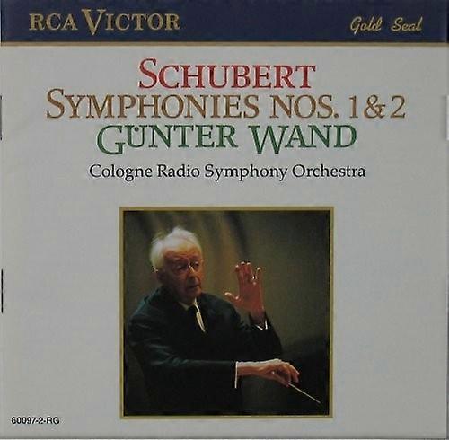 Schubert / Wand - Syms Nos 1 & 2  [COMPACT DISCS] USA import