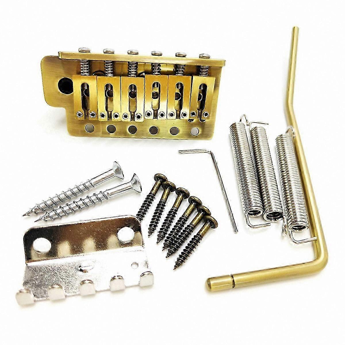 Extended Tone E-Gitarren-Brücke mit Kupfer-Sechs-Punkt-Design