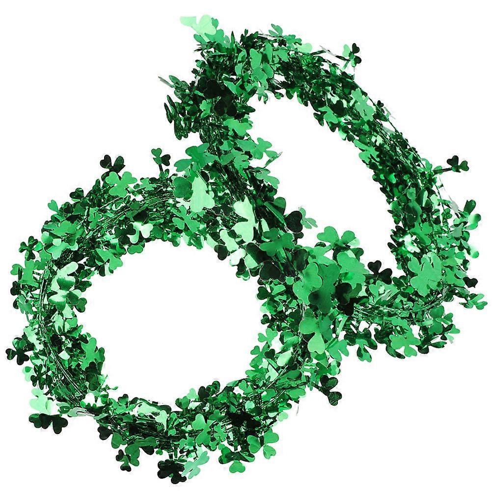 St Patricks Decorations, Shamrock Wreaths Adding Festivity, Perfect Photo Props