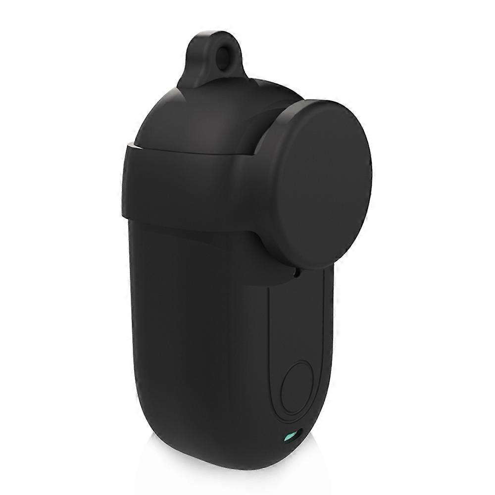 PULUZ PU864 For Insta360 GO 3 Camera Silicone Protective Case with Lens Cover Black