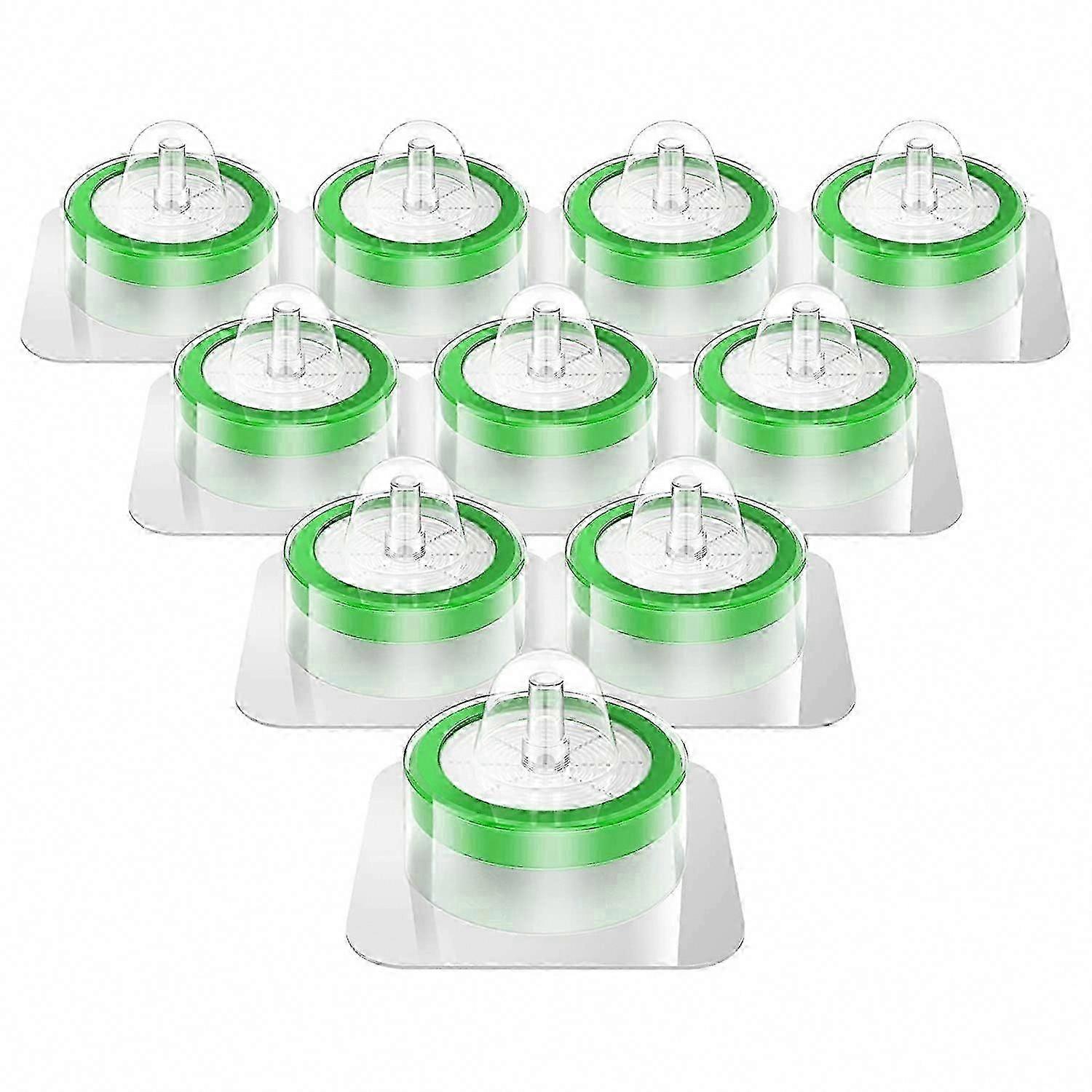 Sterile Syringe Filter PES 10 Pack, 0.22Um Pore Size, 33Mm Membrane, Hydrophilic Filtration for Lab Use
