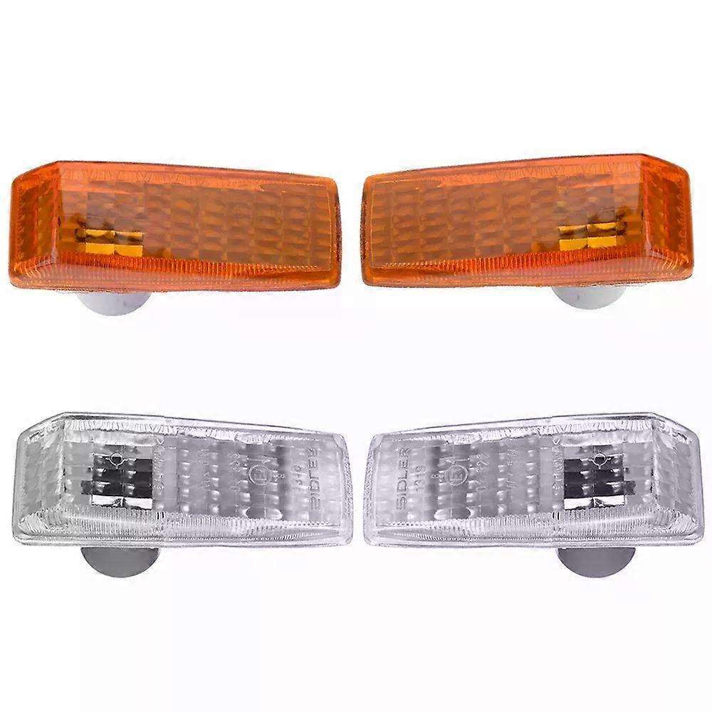 2pcs for Mercedes-Benz 124821 2028201521 202821 A124821 5014196 Side Marker Fender Indicator Light Turn Signal Lamp