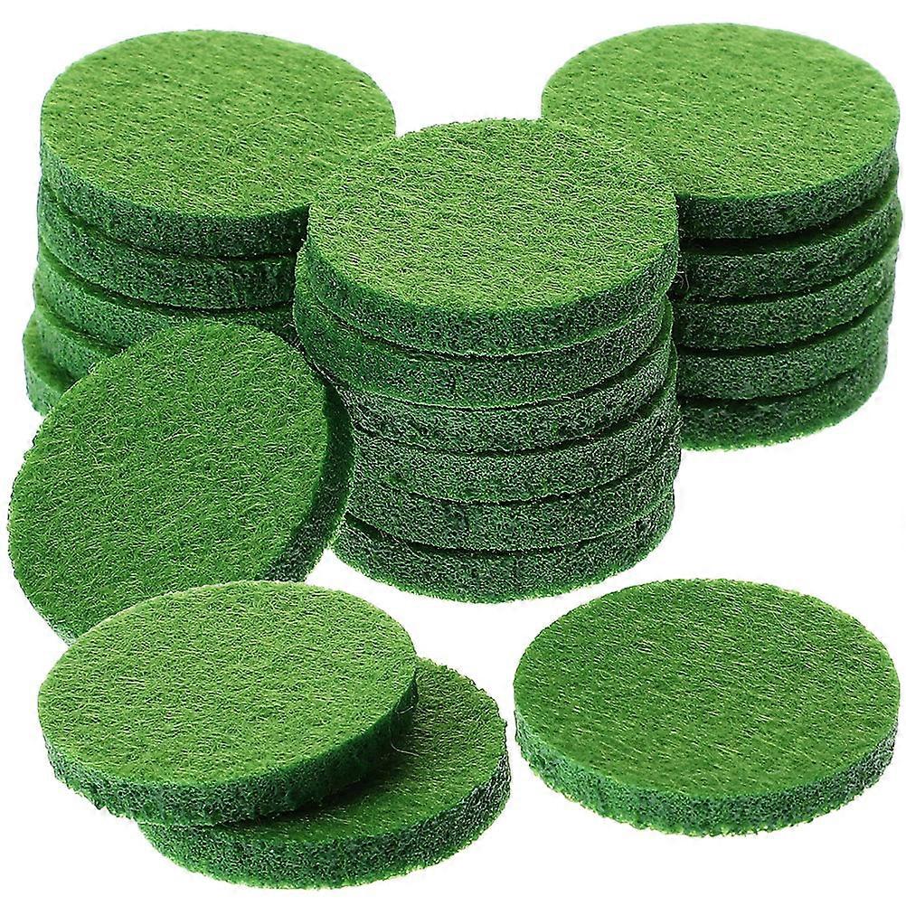 50Pcs Round Cotton Pads for Diffuser Necklace with Essential Oil Absorption for daily use