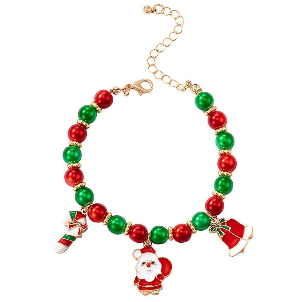 Here's a polished product description for your **Adjustable Christmas Bell Beaded Bracelet**:

 

🎄✨ **Adjustable Christmas Bell Beaded Bracelet –