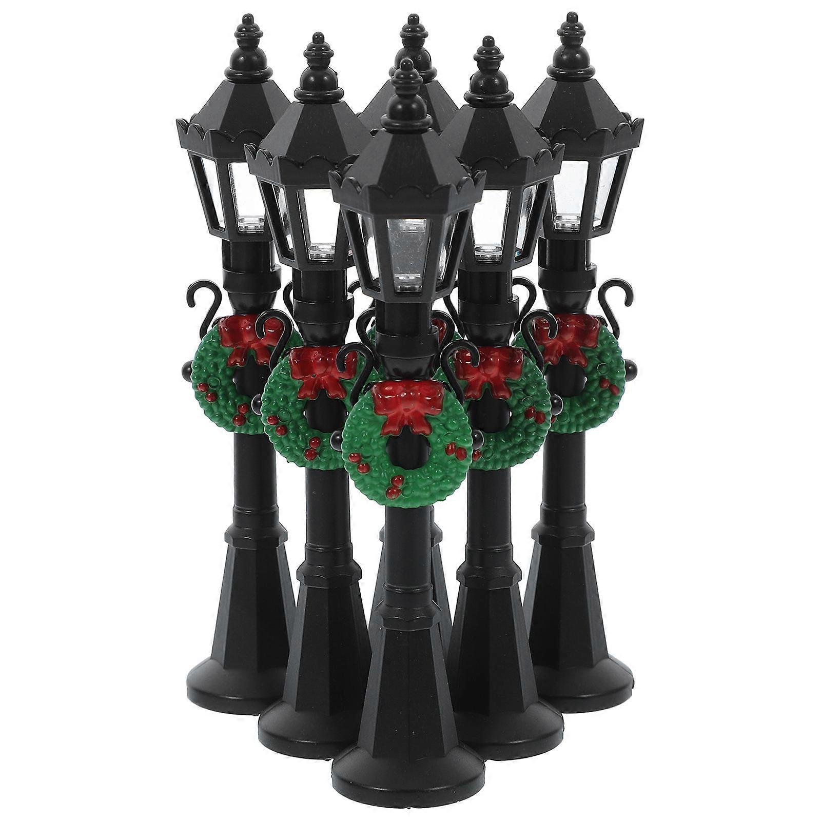 Miniature Street Lamp Models for Decoration with Design and Durable Plastic