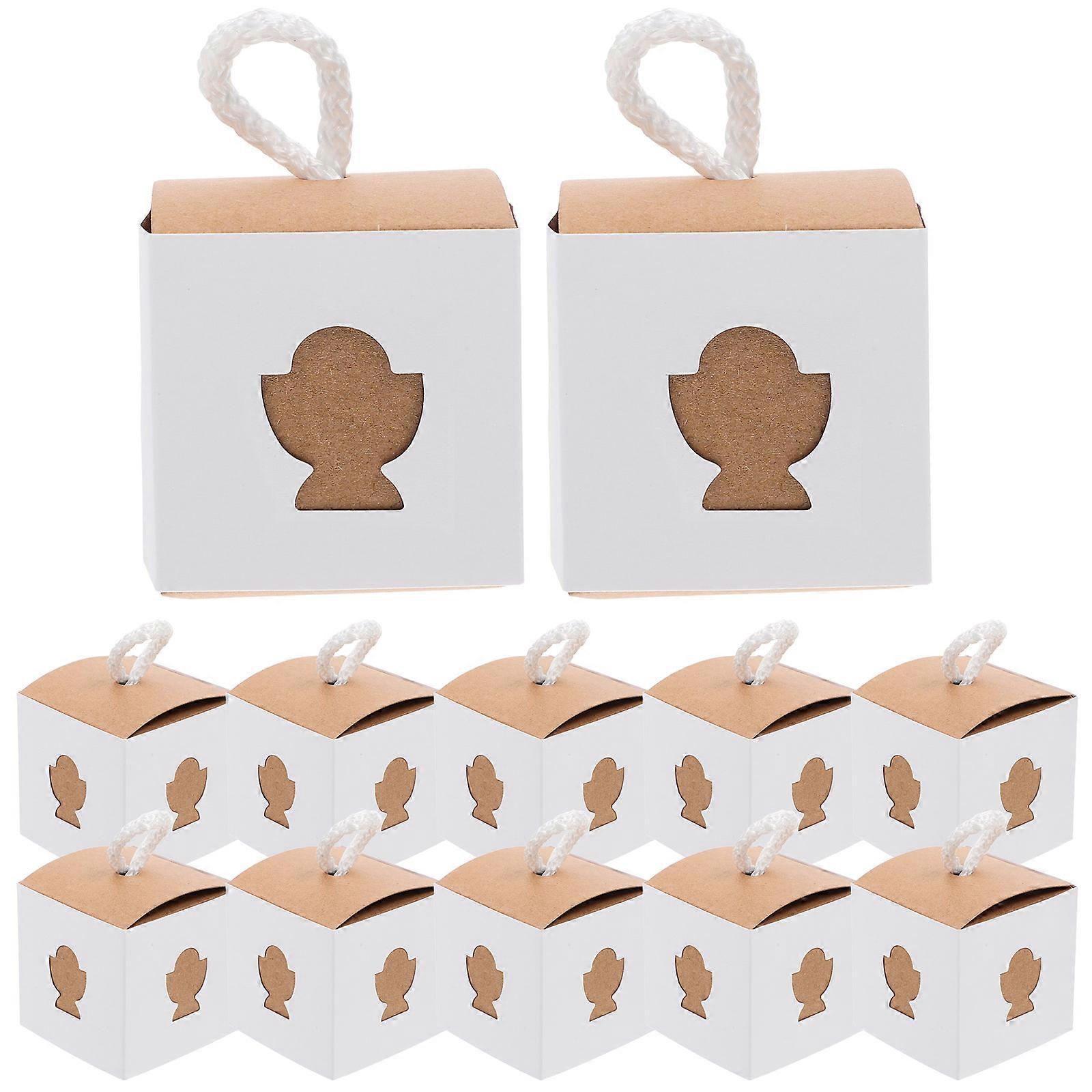 50pcs Adorable Wedding Candy Boxes for Party Favors Made of Durable Paper in Assorted Colors for