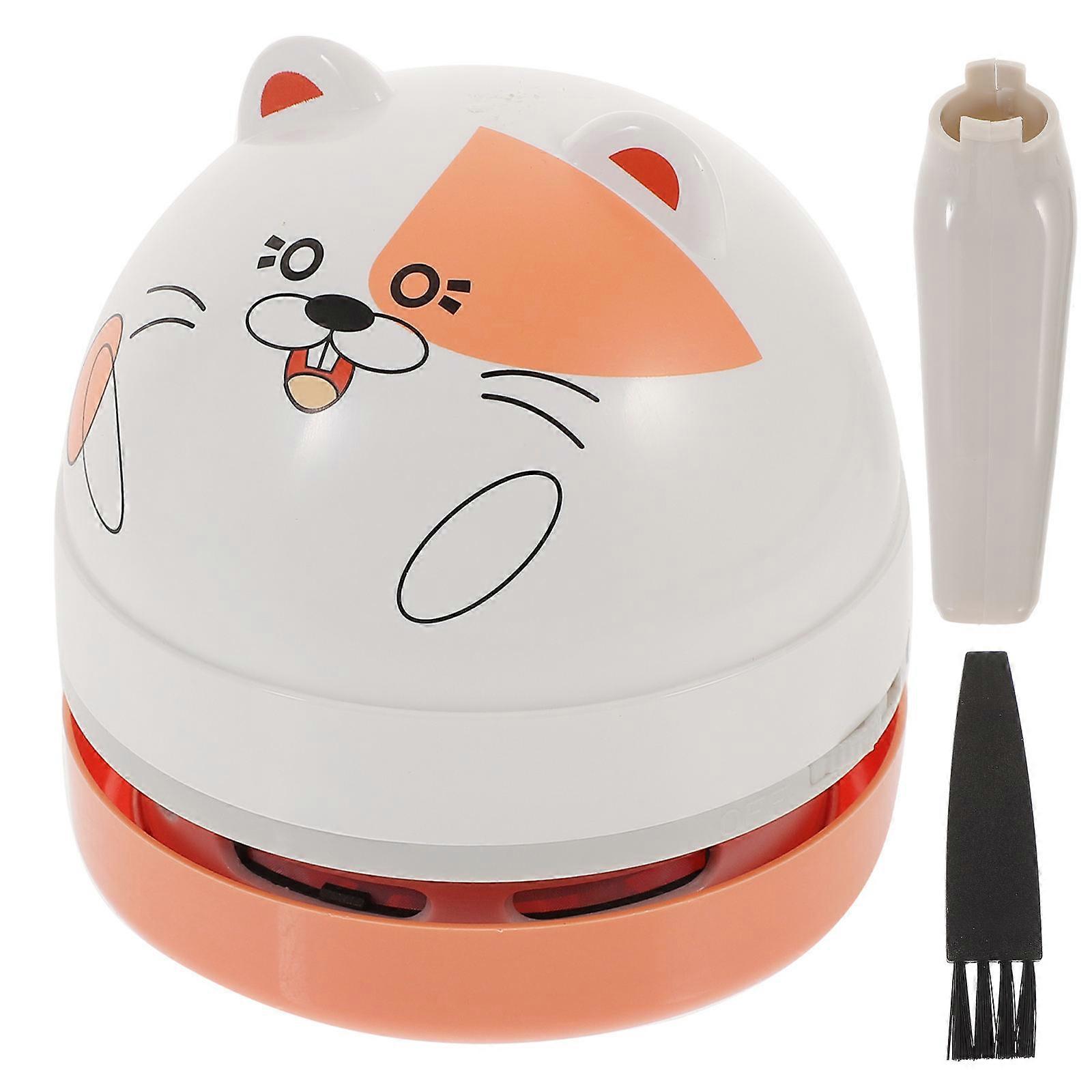Mini Desktop Vacuum Cleaner for Home Use Lightweight ASB Material 3.5x2.5 Inches