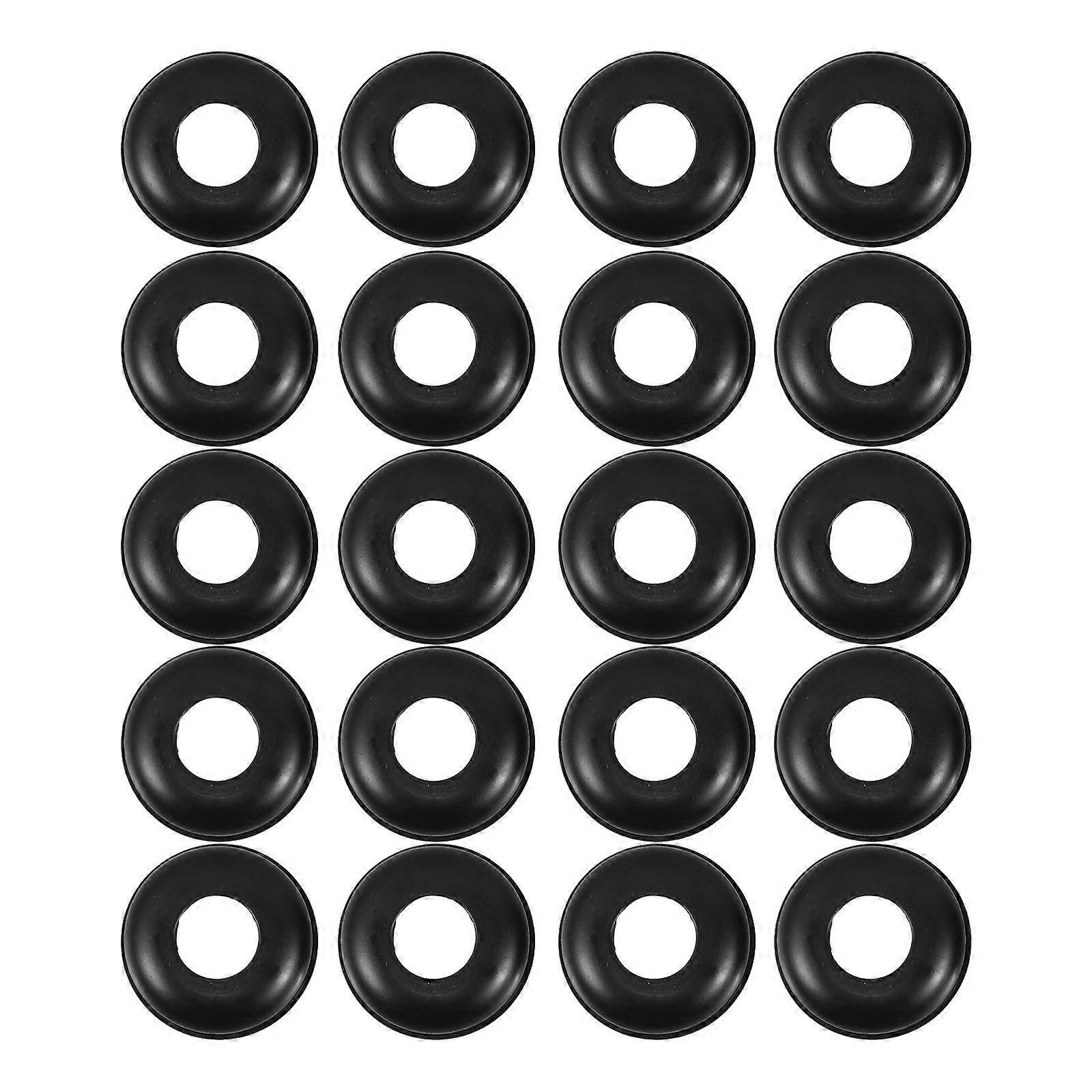 20pcs Bicycle Hub Washer for Mountain Bike Axle Maintenance Metal Cone Fitting Replacement Gasket Installation