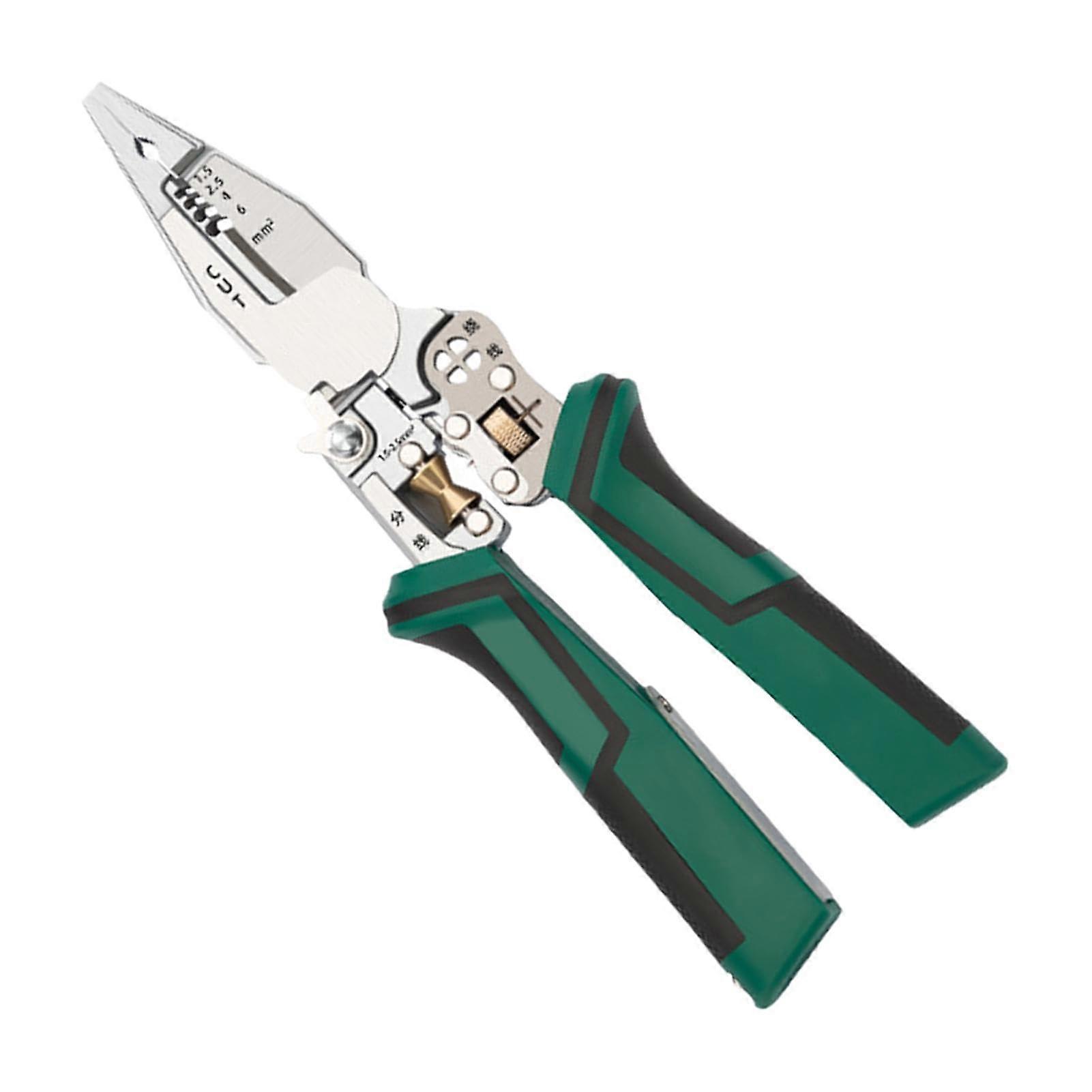 Wire Stripping Tool 10-In-1 Cable Splicing And Stripping Tool, Handheld Tension Tester Scissors For Electrician Maintenance