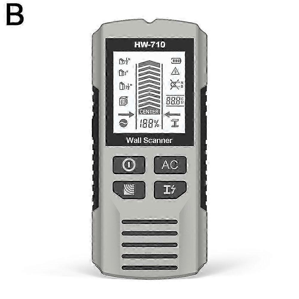 Yellow angstrom New 5-in-1 wall detector stud column measuring instrument metal