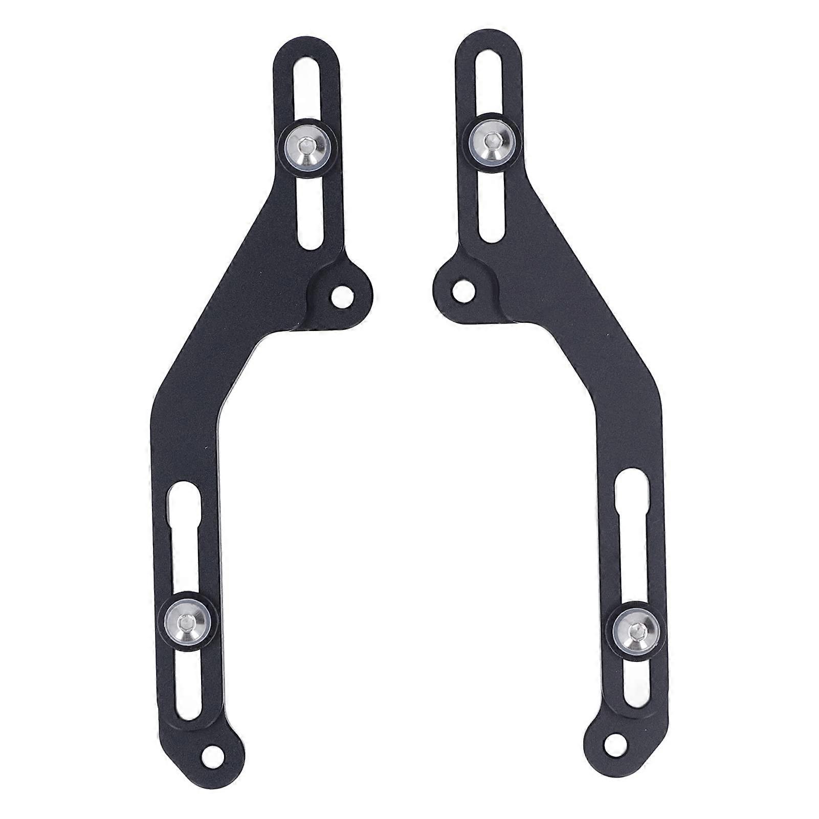 Motorcycle Windscreen Mount Adjustable Holder for NC750X 2021, Black Aluminium Replacement, 1 Pair