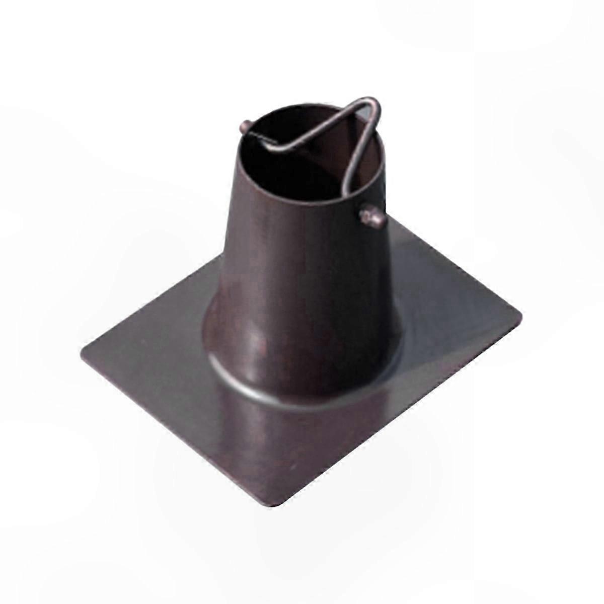 Arched Rain Chain Adapter for Gutter Pipe Outlet Connection