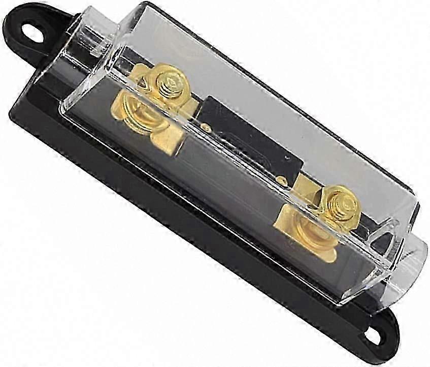 ANL Gold Plated 250 Amp Fuse with Black Fuse Holder 1 Pack