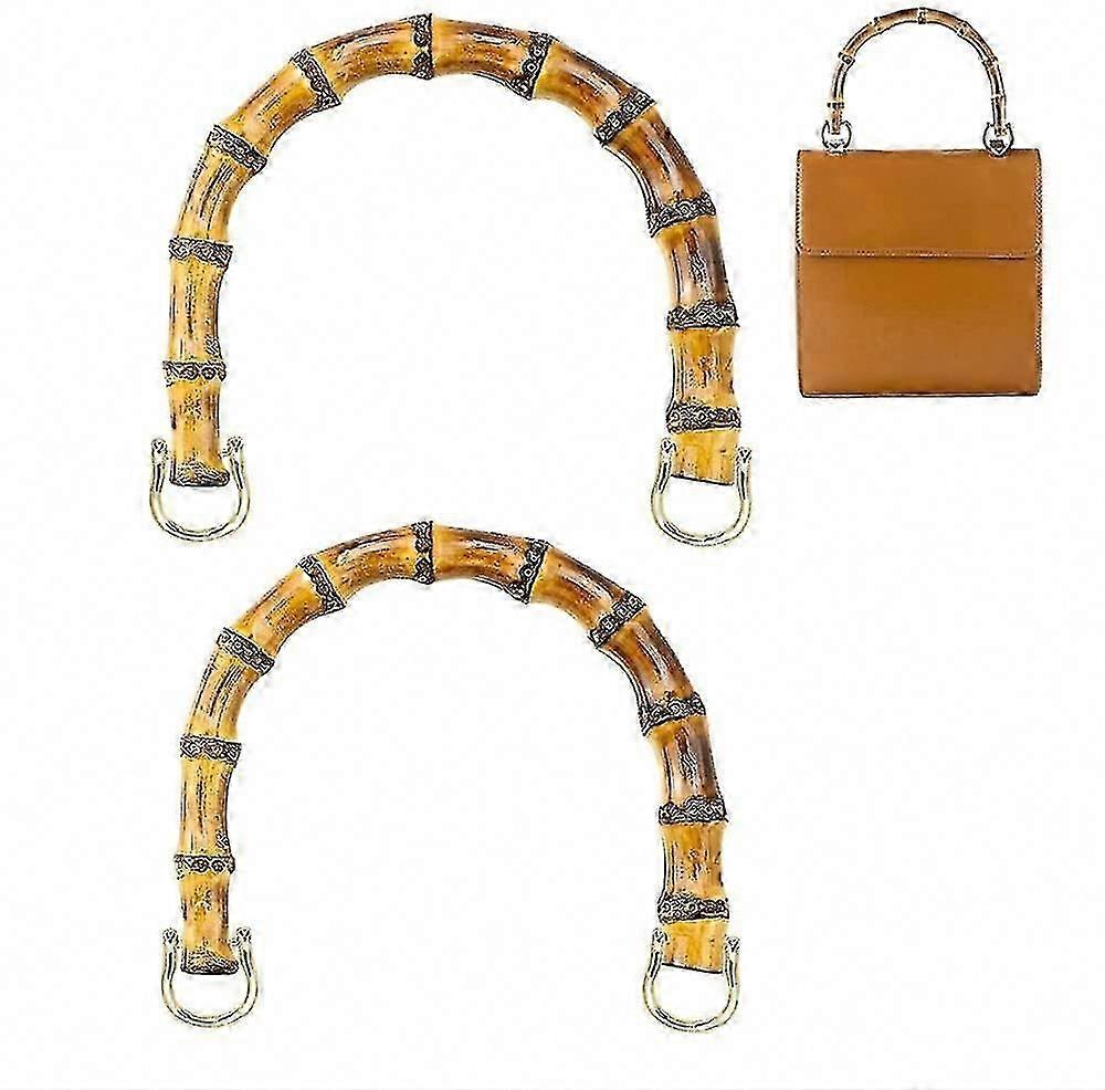 2-Piece Tote Bag Handle Replacement for DIY Handmade Wallets & Purses