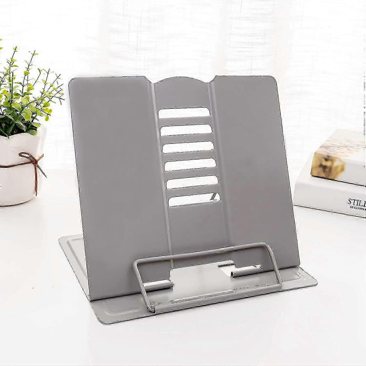 Adjustable Metal Reading Shelf for Tablets, Books, and Music Sheets