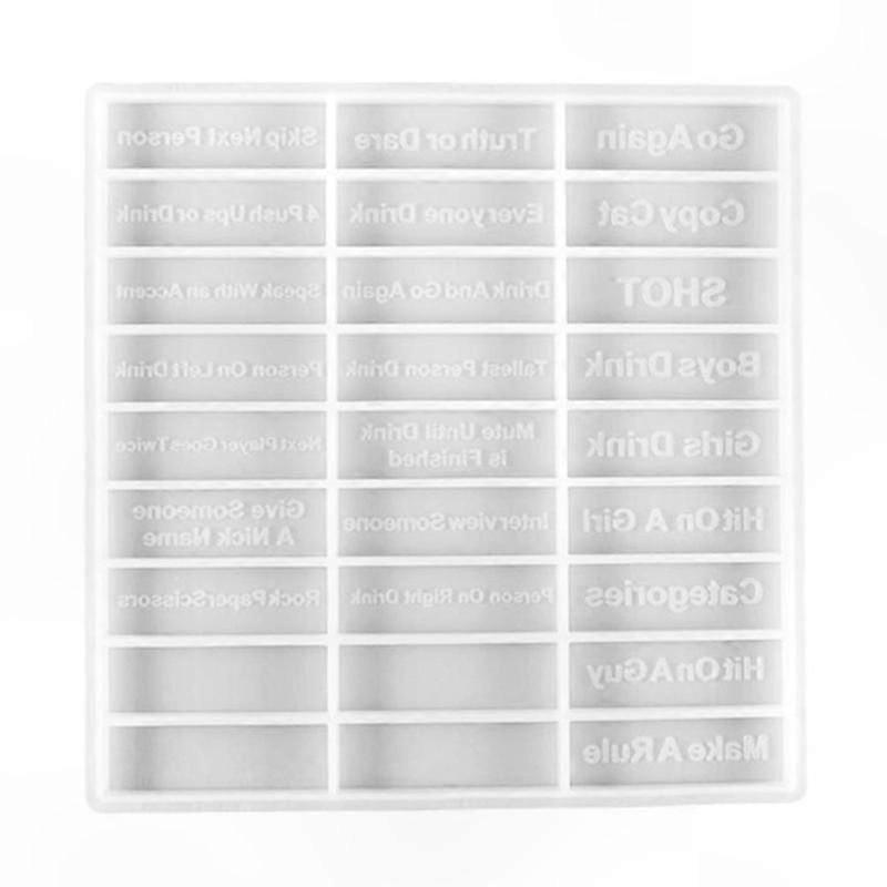 Single Silicone Mold for Truth or Dare Games