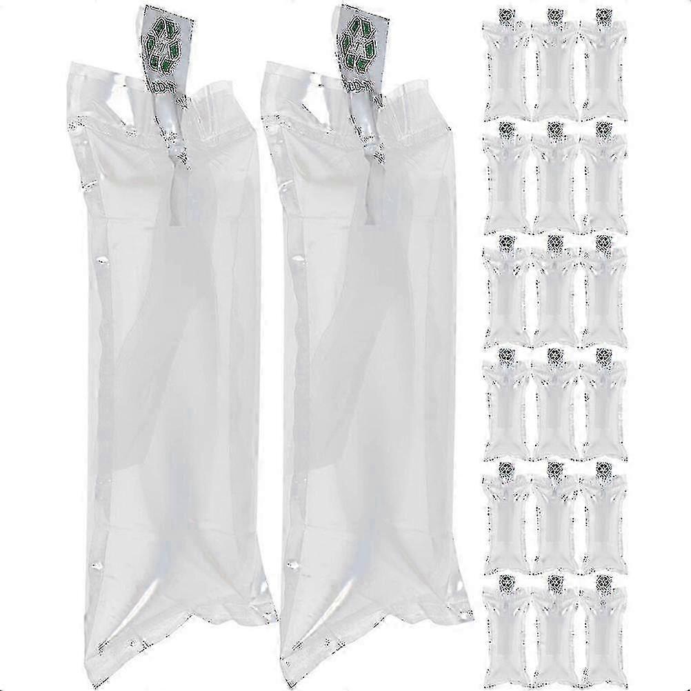 Clear Protective Inflatable Bags with 100 Pieces of Transparent Air Bubble Packaging