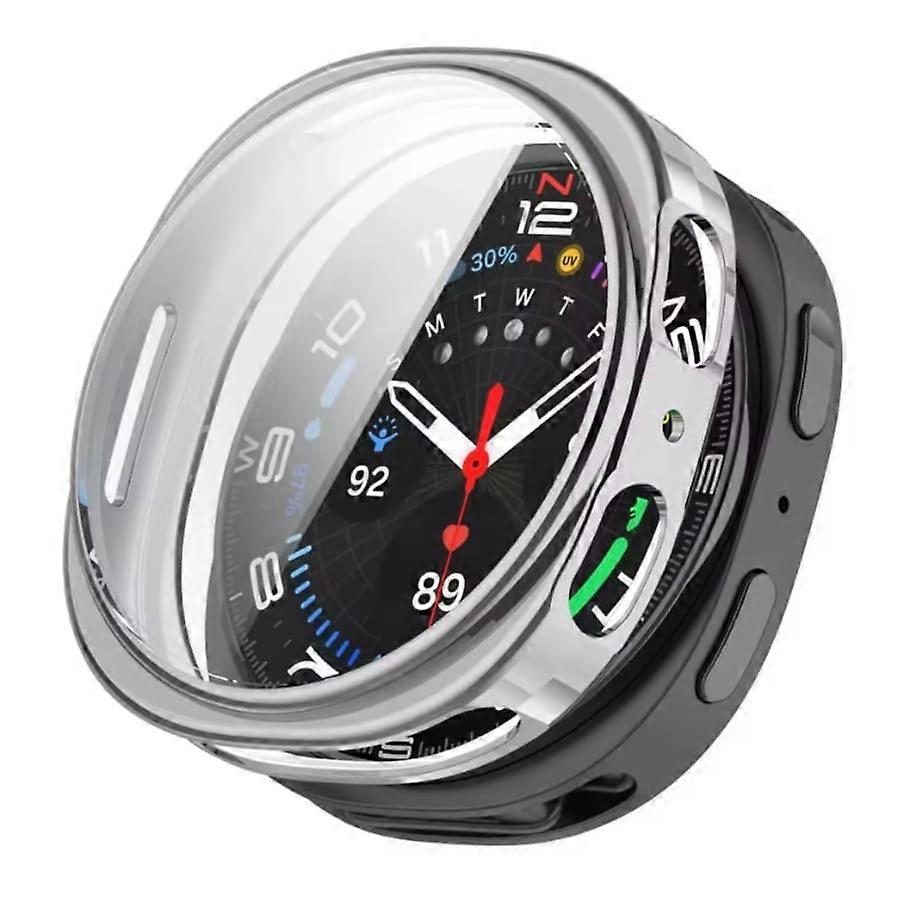 Samsung Galaxy Watch 8 (44mm) - Protective Case (silver)