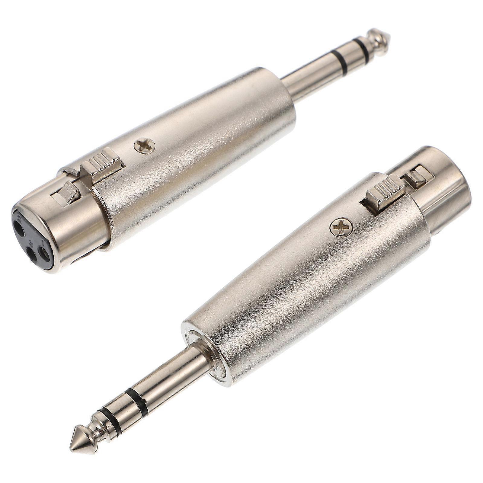 XLR Female to Stereo Male Audio Adapter Connector for Microphones – Ideal for Recording Studios, Stages, and Audio Systems