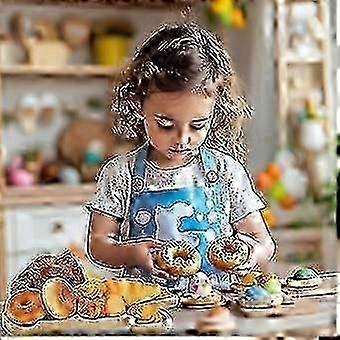 Easter Platter Easter Cute Bunny Wooden Platter Partitioned Melon Seed Candy