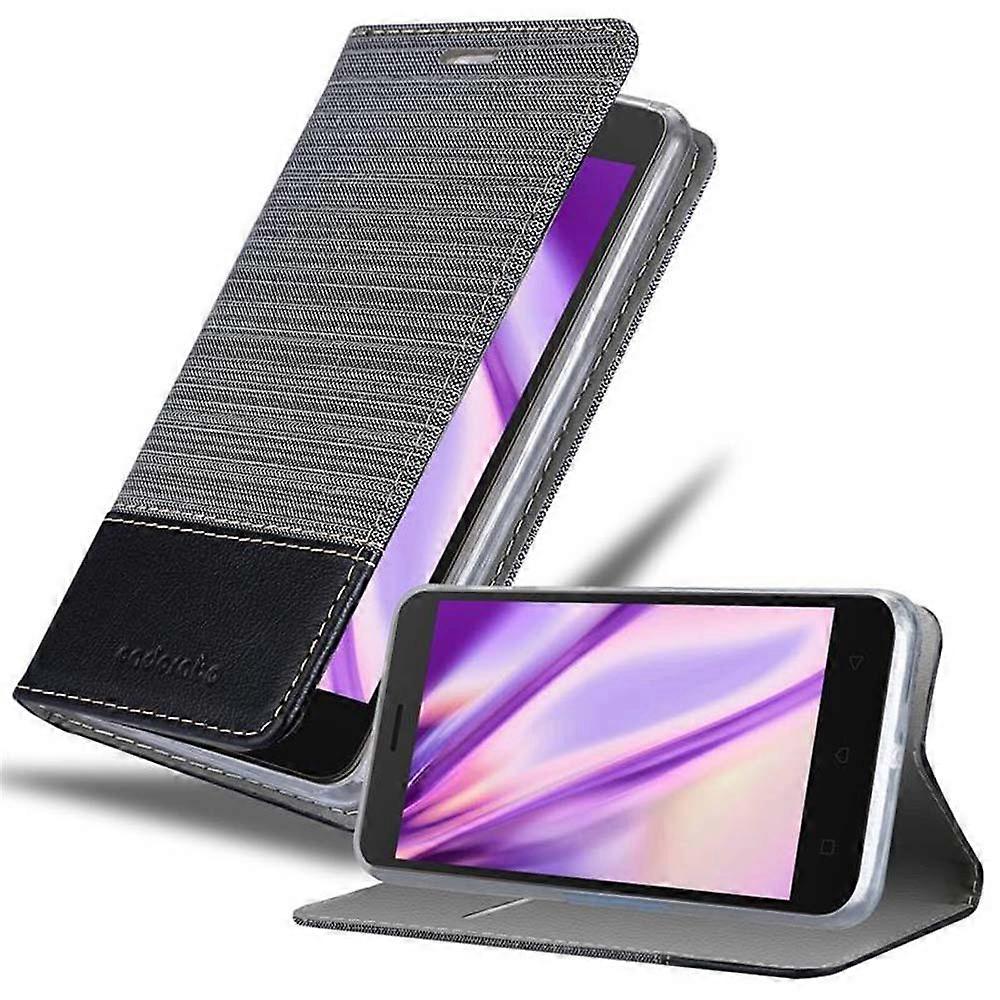 Lenovo K6 / K6 POWER Protective Case - in jeans look and stand function